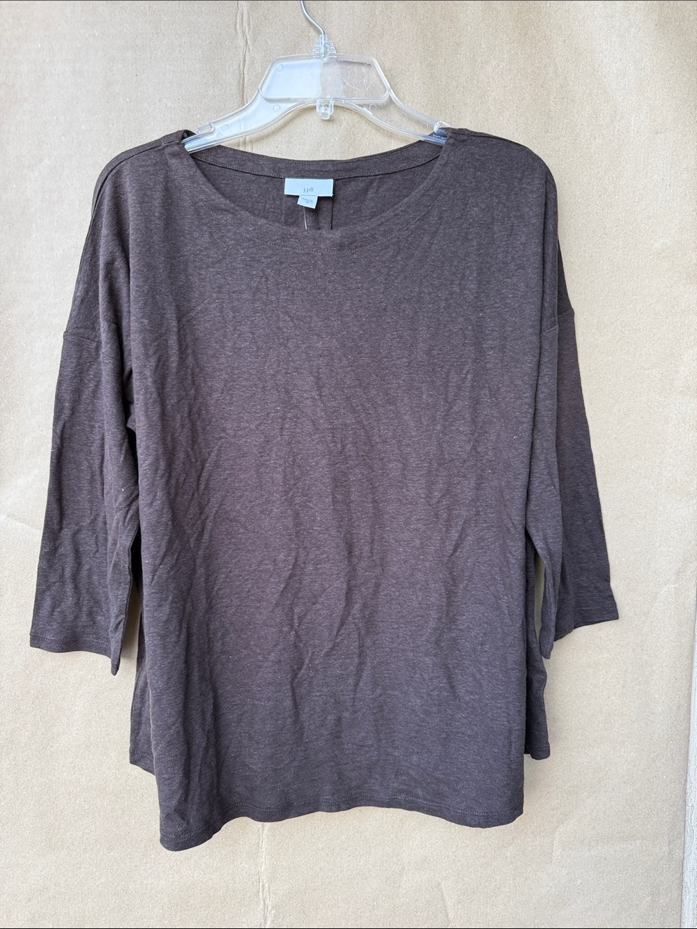 Lightweight Brown Women's Relaxed Crew Neck 🔝